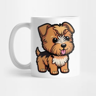 Cute Kawaii Airedale Terrier Puppy Mug